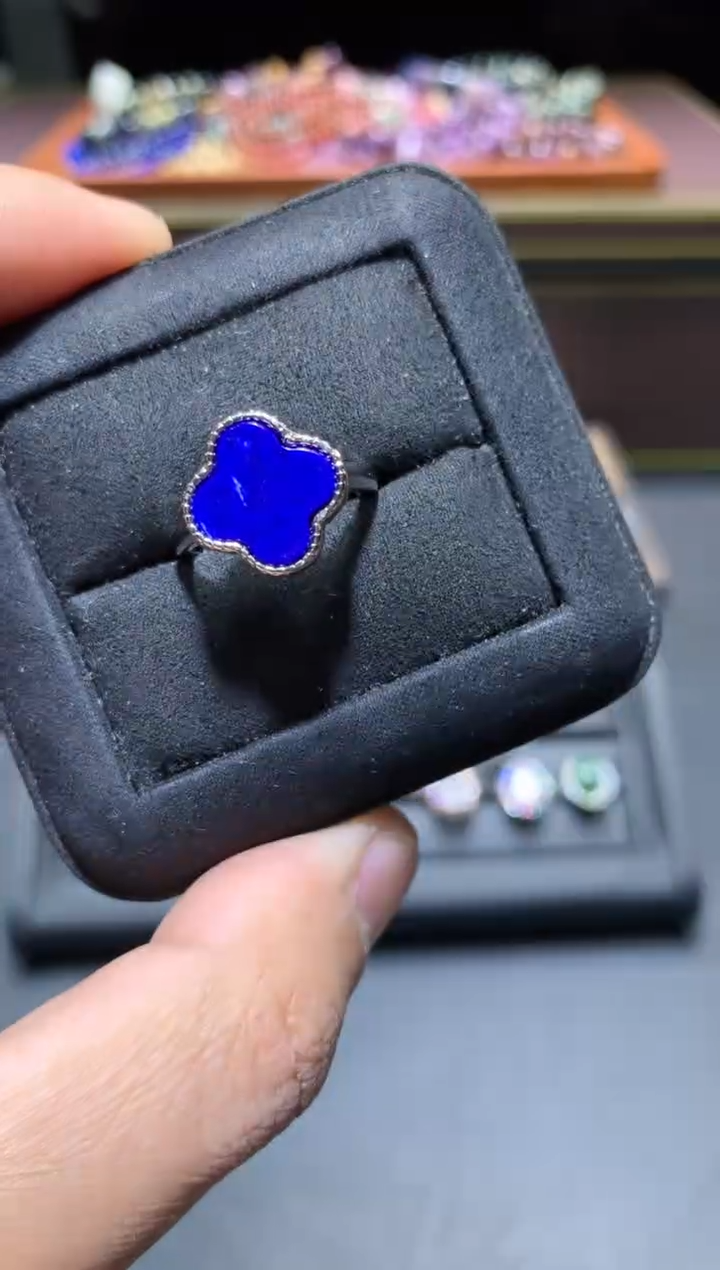 【闪购商品】青金石戒指未镶嵌P22【多样性发其一】