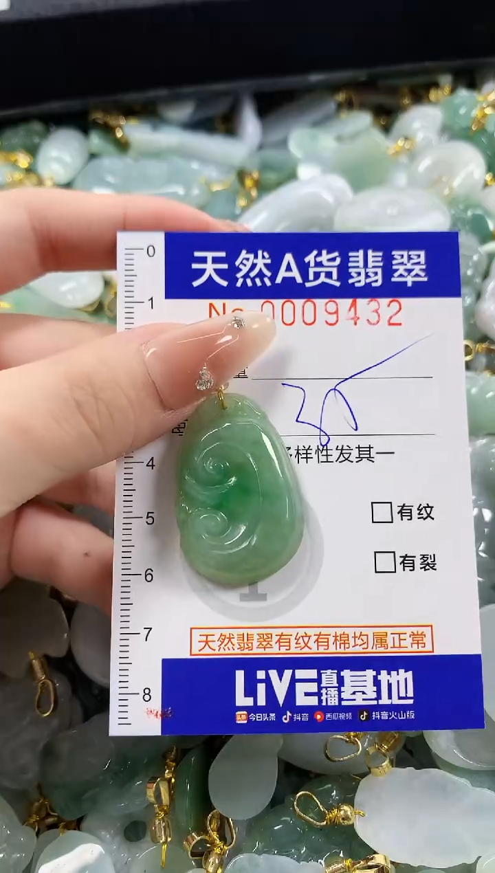 颈饰未镶嵌翡翠天然A货翡翠