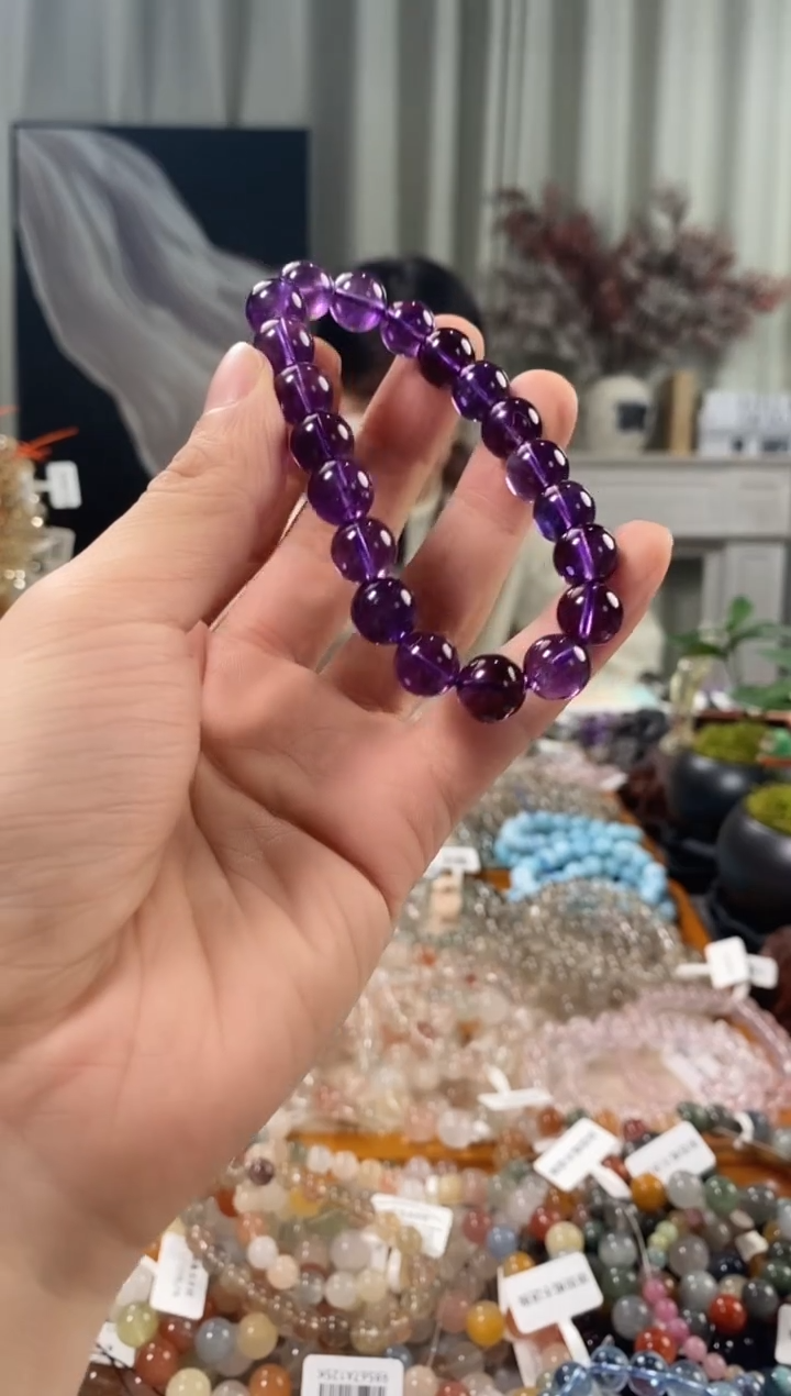 未镶嵌手链水晶梦****_紫水晶