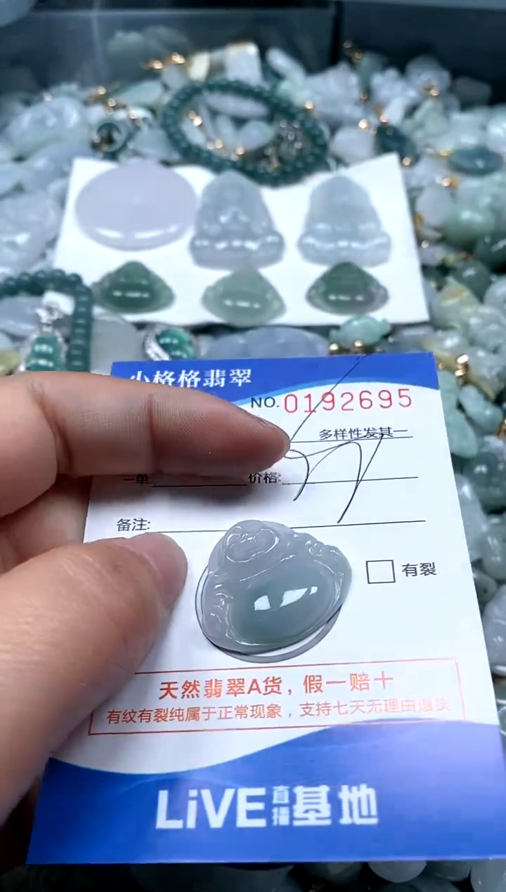 【闪购商品】翡翠颈饰未镶嵌闪购商品0192695