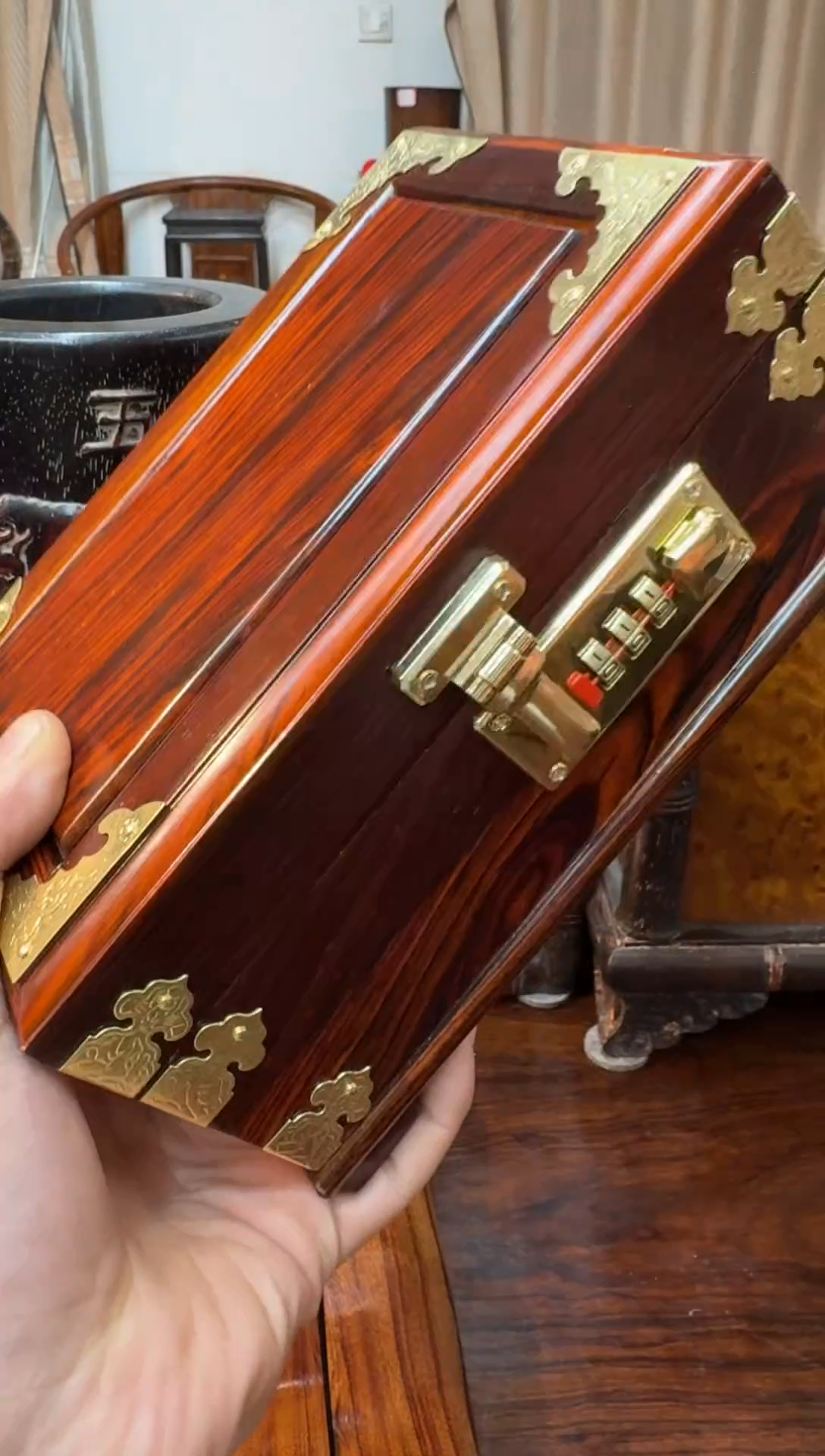 密码锁首饰盒木木木