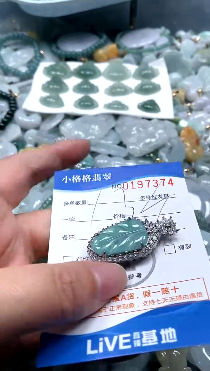 【闪购商品】翡翠颈饰未镶嵌闪购商品0197374