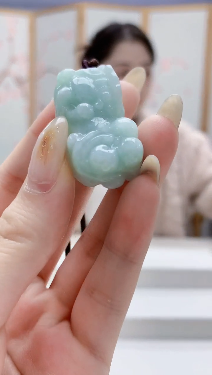 颈饰未镶嵌翡翠3099jw-jj挂件27