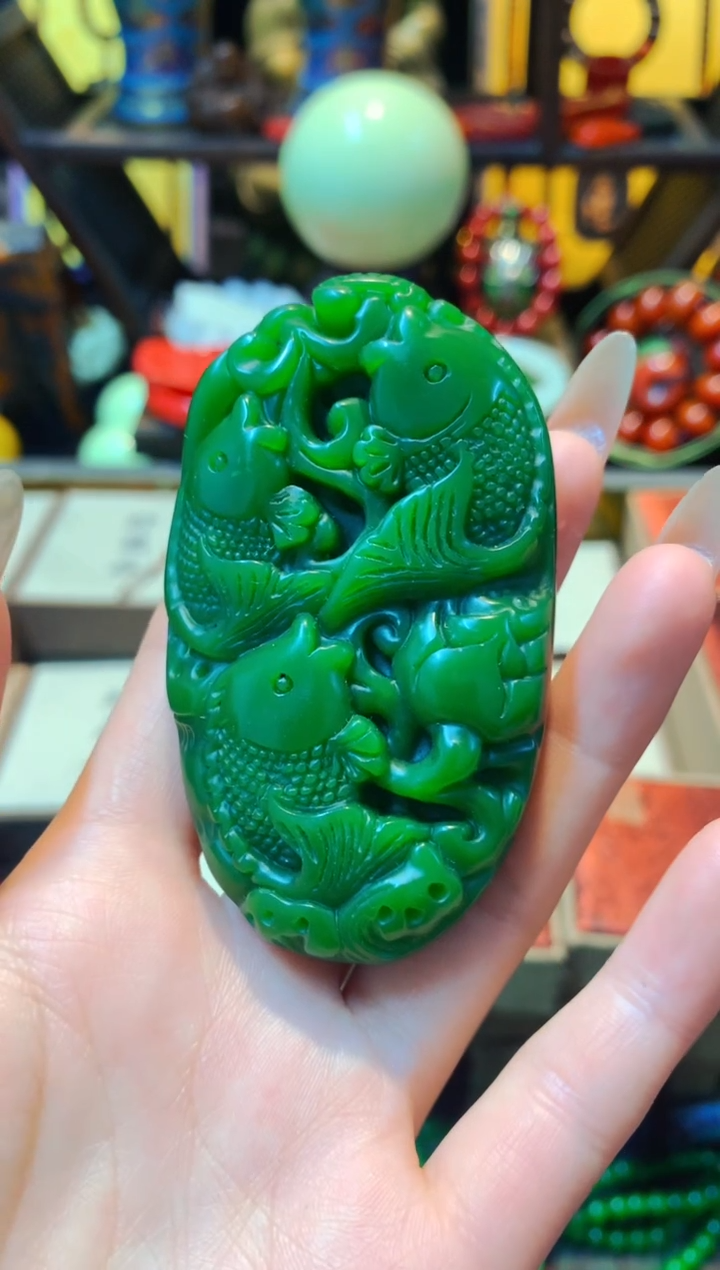 【闪购商品】和田玉（碧玉）挂件未镶嵌主播推荐主播推荐