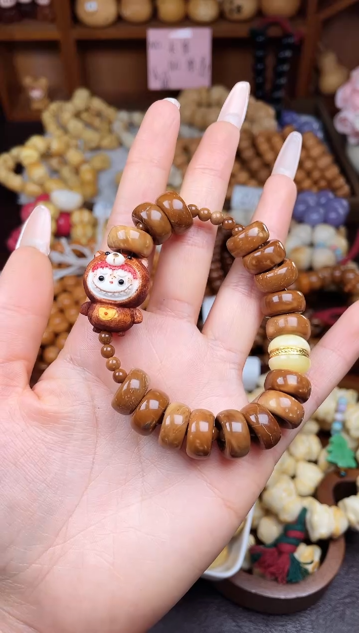 手串菩提根/象牙果D116-1560