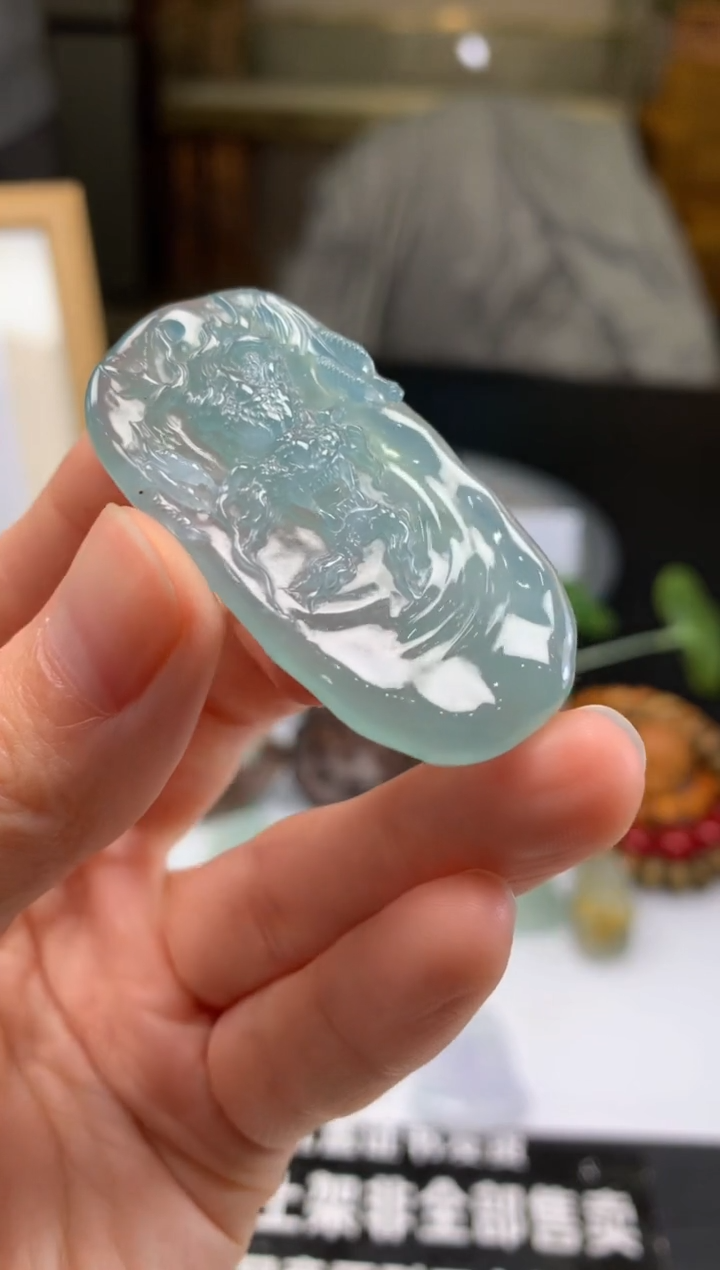 【闪购商品】定制翡翠未镶嵌吊坠-91030