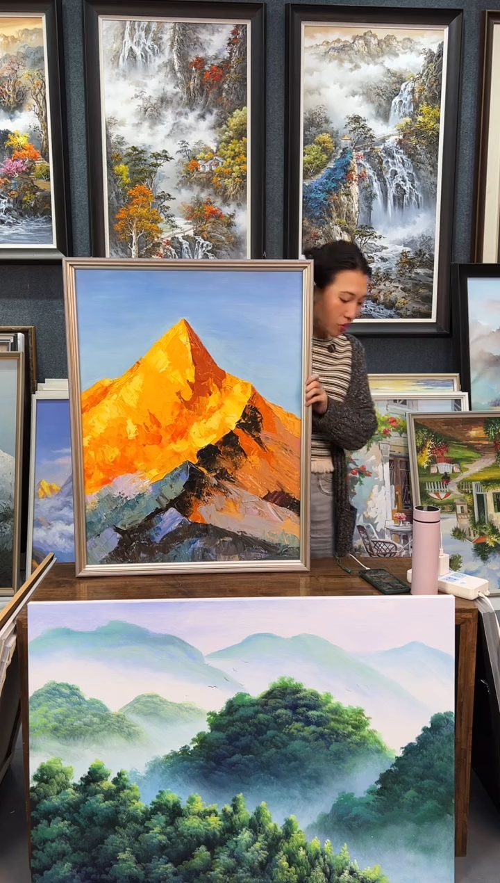 【闪购商品】油画19号 60*80 金山 手绘油画