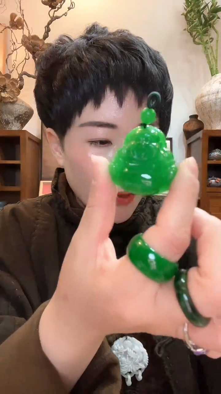 吊坠(赠链)未镶嵌翡翠491
