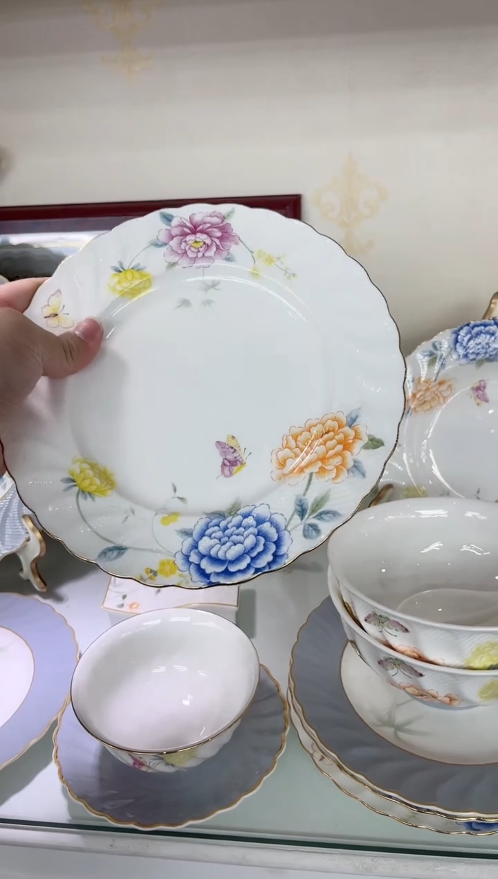 36%以上骨粉骨瓷8英寸平盘