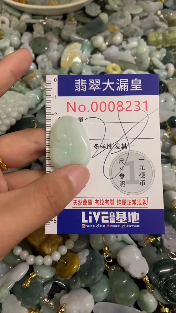 【闪购商品】翡翠吊坠(不含链)未镶嵌8231