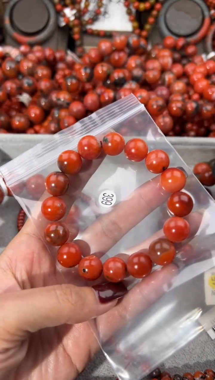 未镶嵌手串南红玛瑙13+