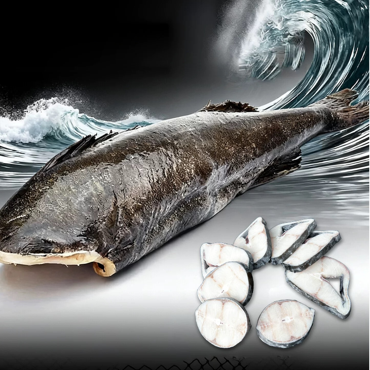 Arivefresh阿拉斯加进口黑鳕鱼深海整条礼盒