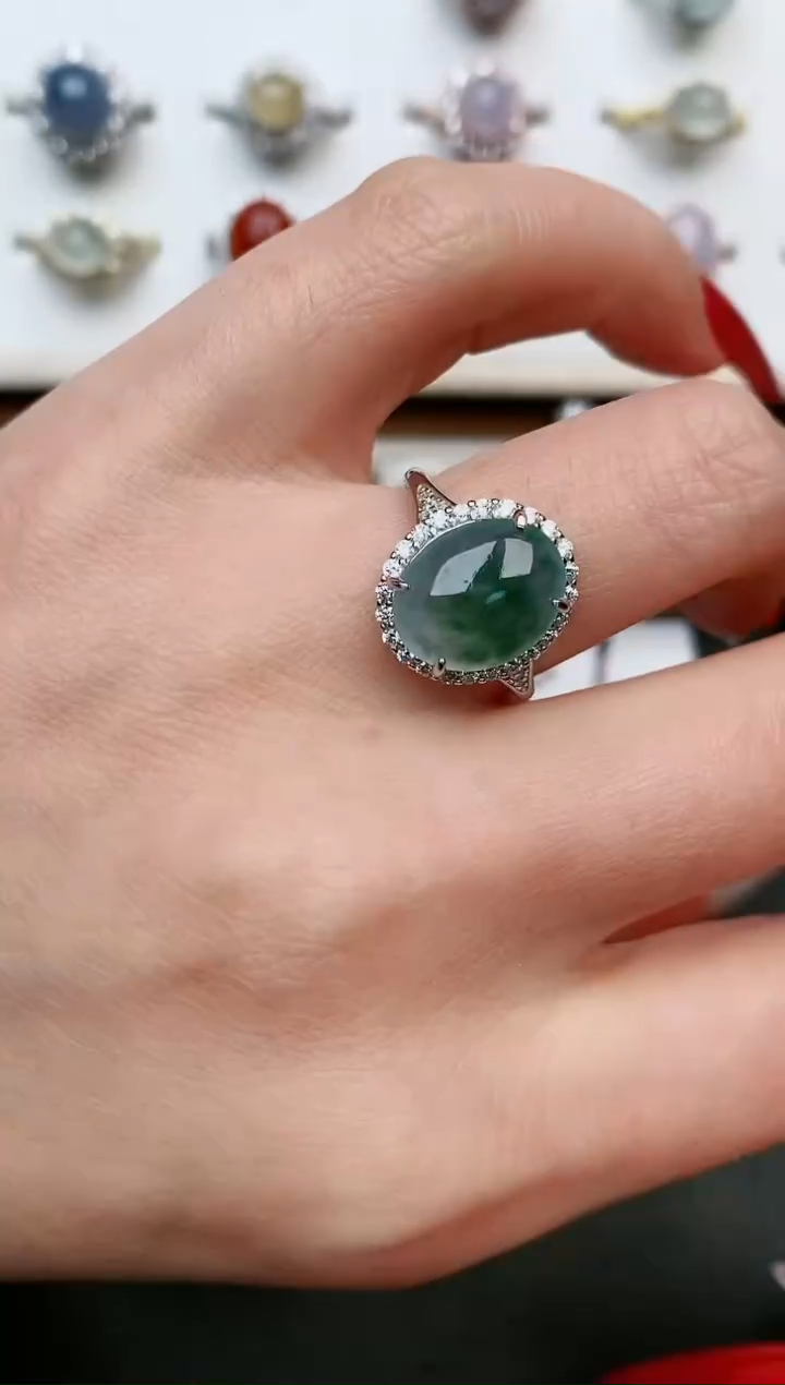 【闪购商品】翡翠戒指银S925镶嵌.....