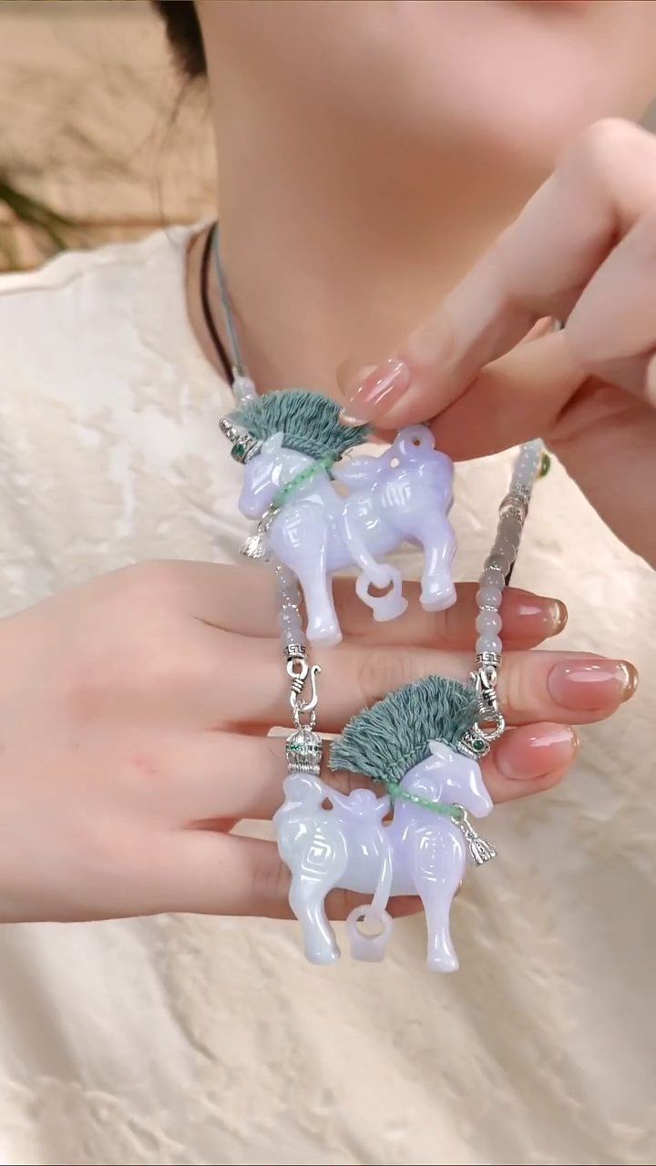 颈饰未镶嵌翡翠国风多样性发其一