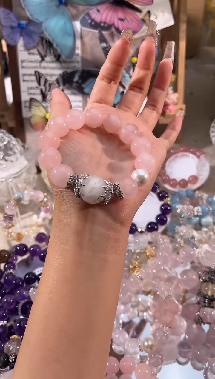 【闪购商品】水晶手链未镶嵌多样性发货颜色微差发其一