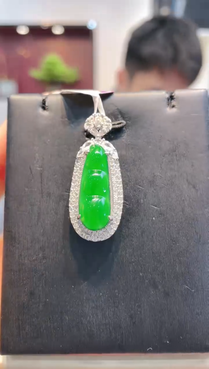 【闪购商品】翡翠颈饰未镶嵌A13天然A货翡翠吊坠（不含链）