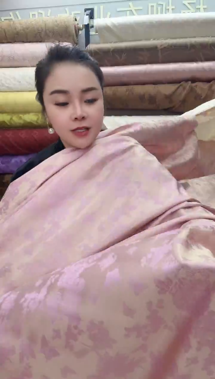 30号粉色提花半米