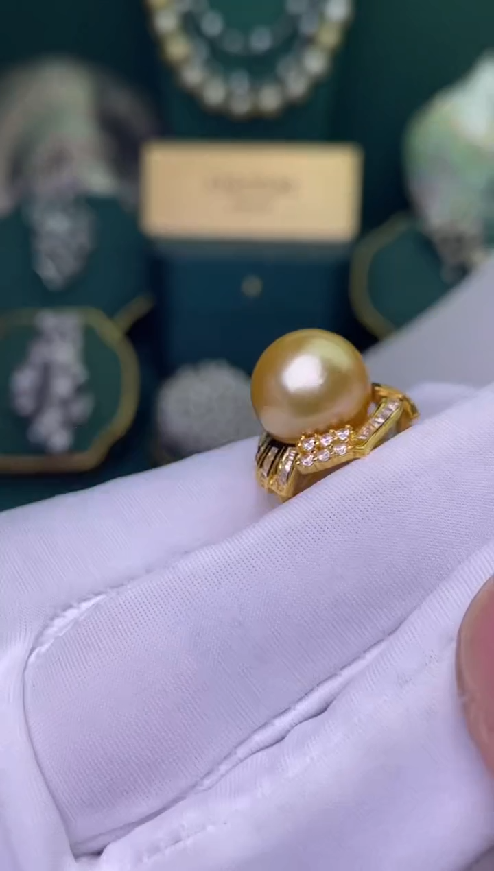 【闪购商品】海水珍珠戒指银S925镶嵌1