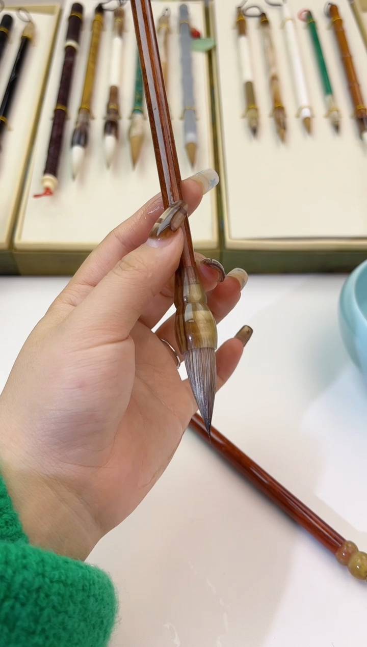 蘭亭 雪狐狼毫紫豪 1只 作品级