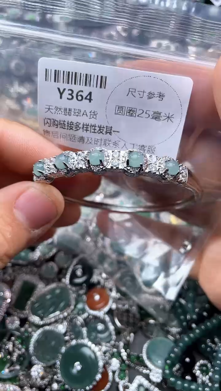 【闪购商品】翡翠颈饰未镶嵌Y364手镯