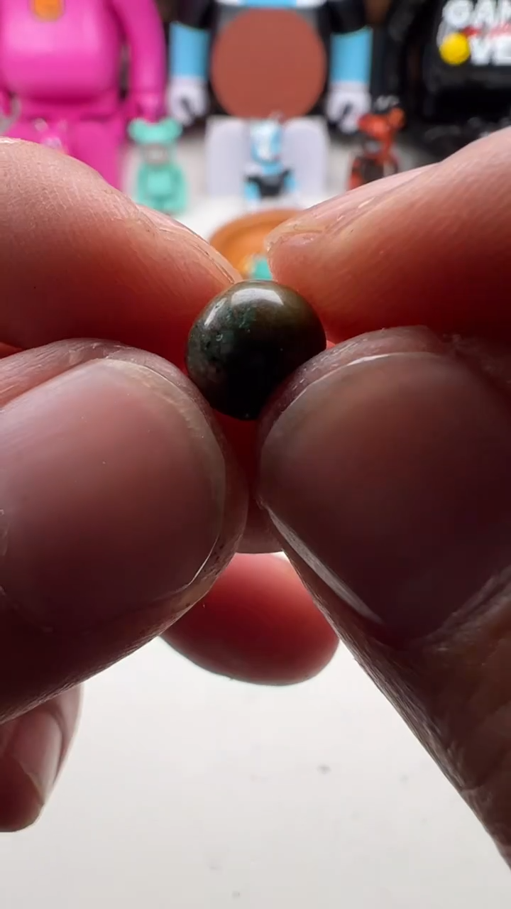 【闪购商品】绿松石老型未镶嵌绿松石唐三彩单珠