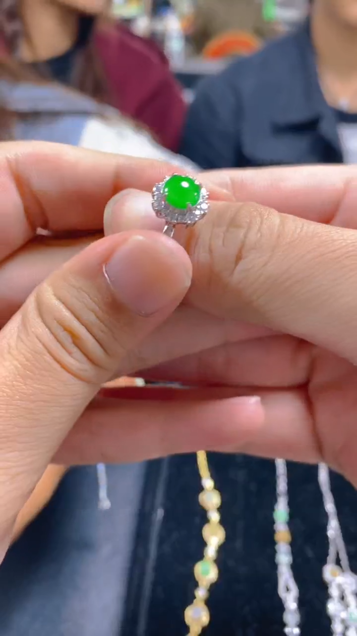 【闪购商品】翡翠戒指未镶嵌0565221589多样性发一