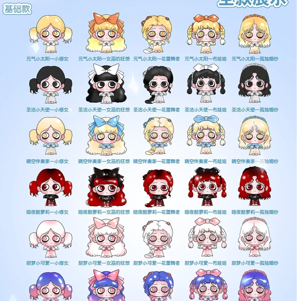 【拆袋】KIKI小小合唱团萌粒盲盒潮玩盲袋盲盒