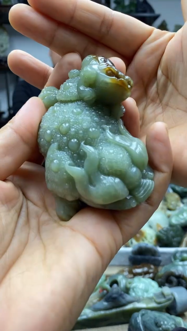 和田玉未镶嵌把件1