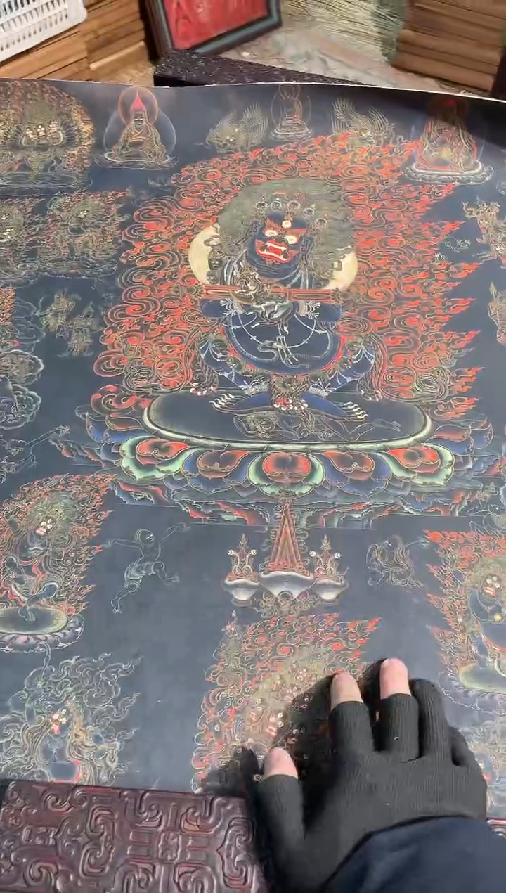 卷轴画天天的唐卡tk160