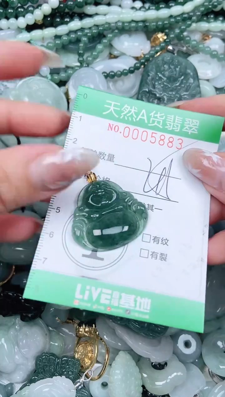 颈饰未镶嵌翡翠翡翠