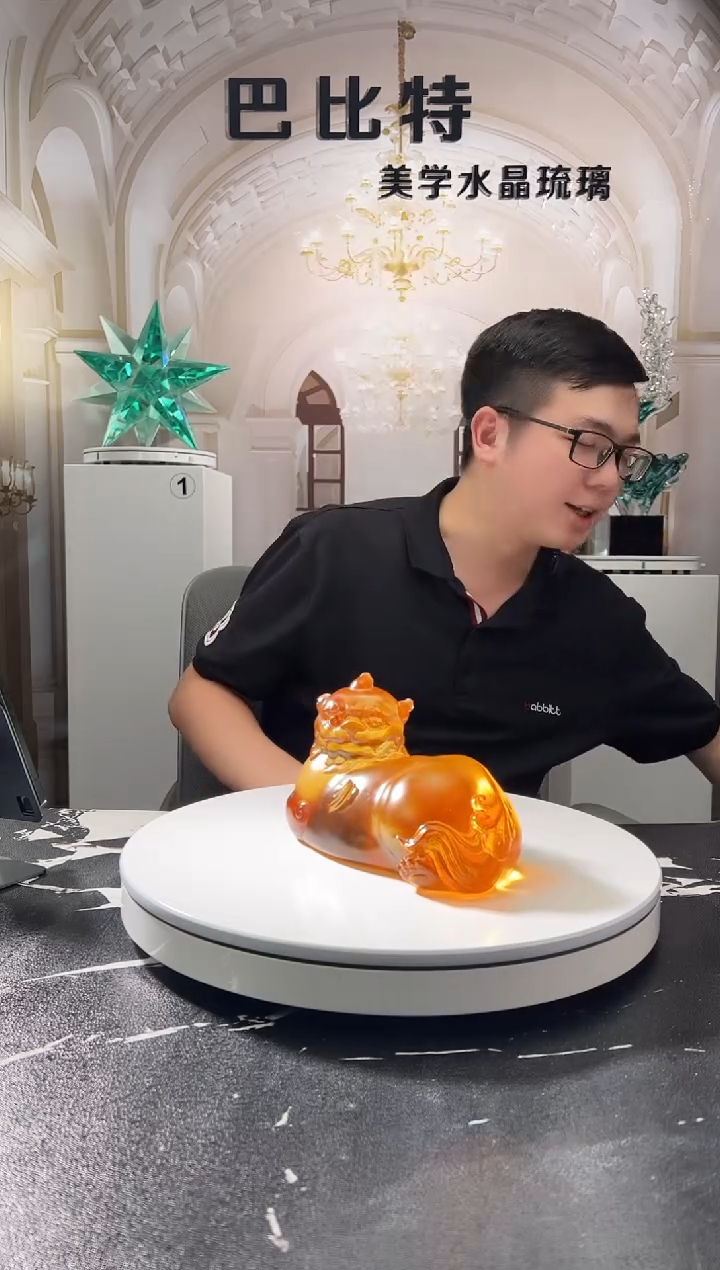 茶宠巴比特美学 金色扭头貔貅