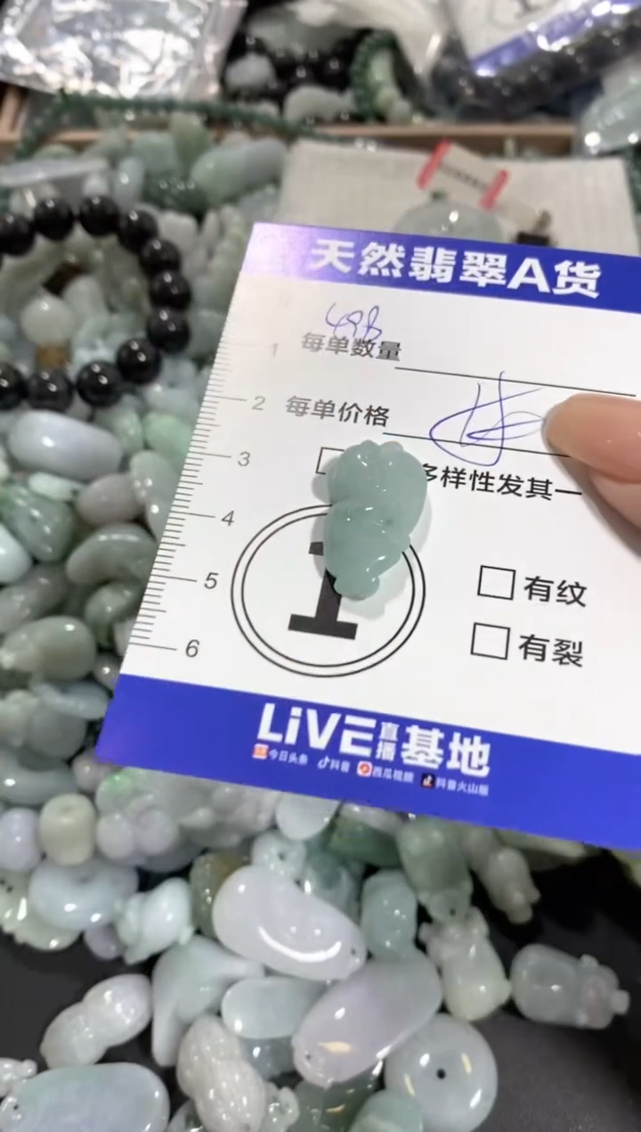 颈饰未镶嵌翡翠天然翡翠A货批量多样性发一件