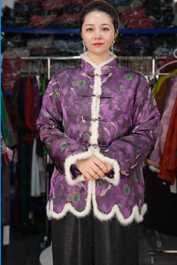 8979新中式新款国风复古气质百搭时尚加厚冬款外套上衣