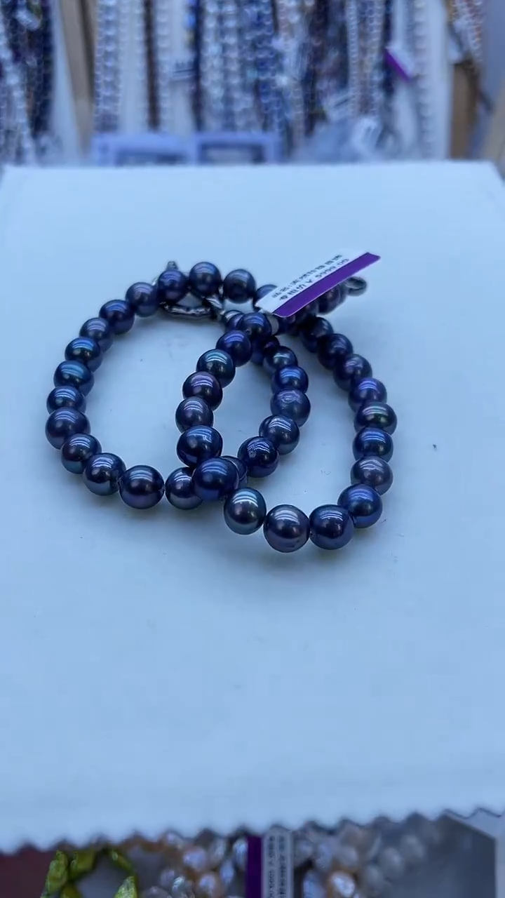 【闪购商品】淡水珍珠项链银S925镶嵌287