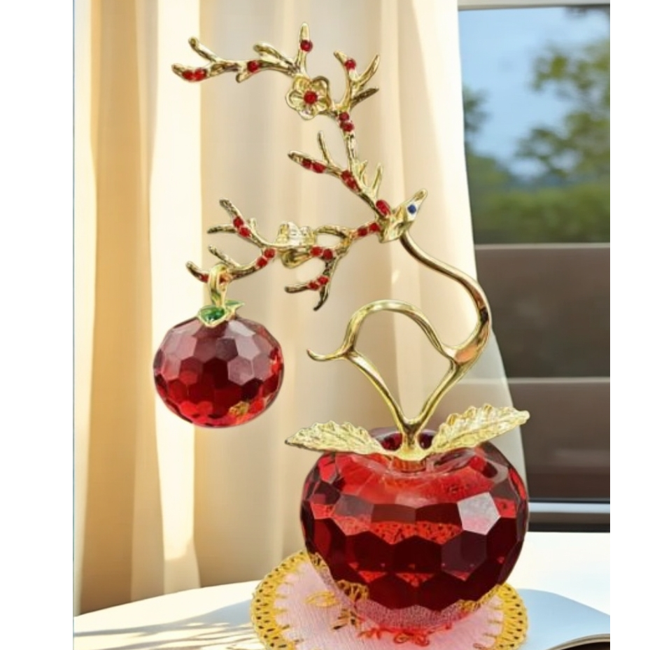 Q292  现代化时尚家居装饰质感一路平安红色摆件