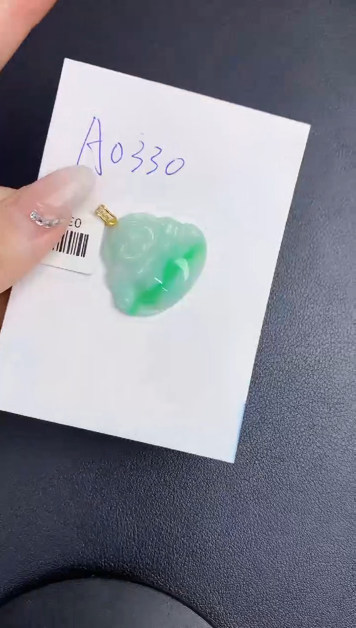 【闪购商品】翡翠颈饰18K金镶嵌00000000000