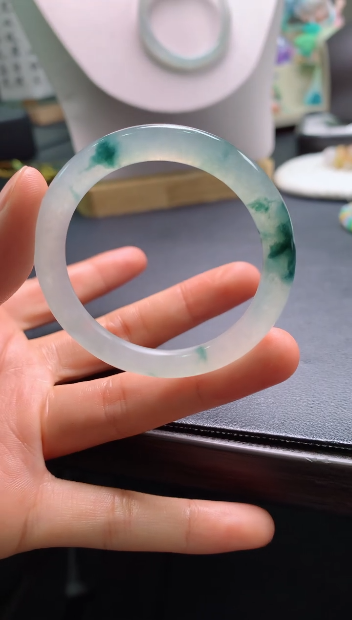 未镶嵌定制翡翠猫**后0265528129（43*6*6.5）