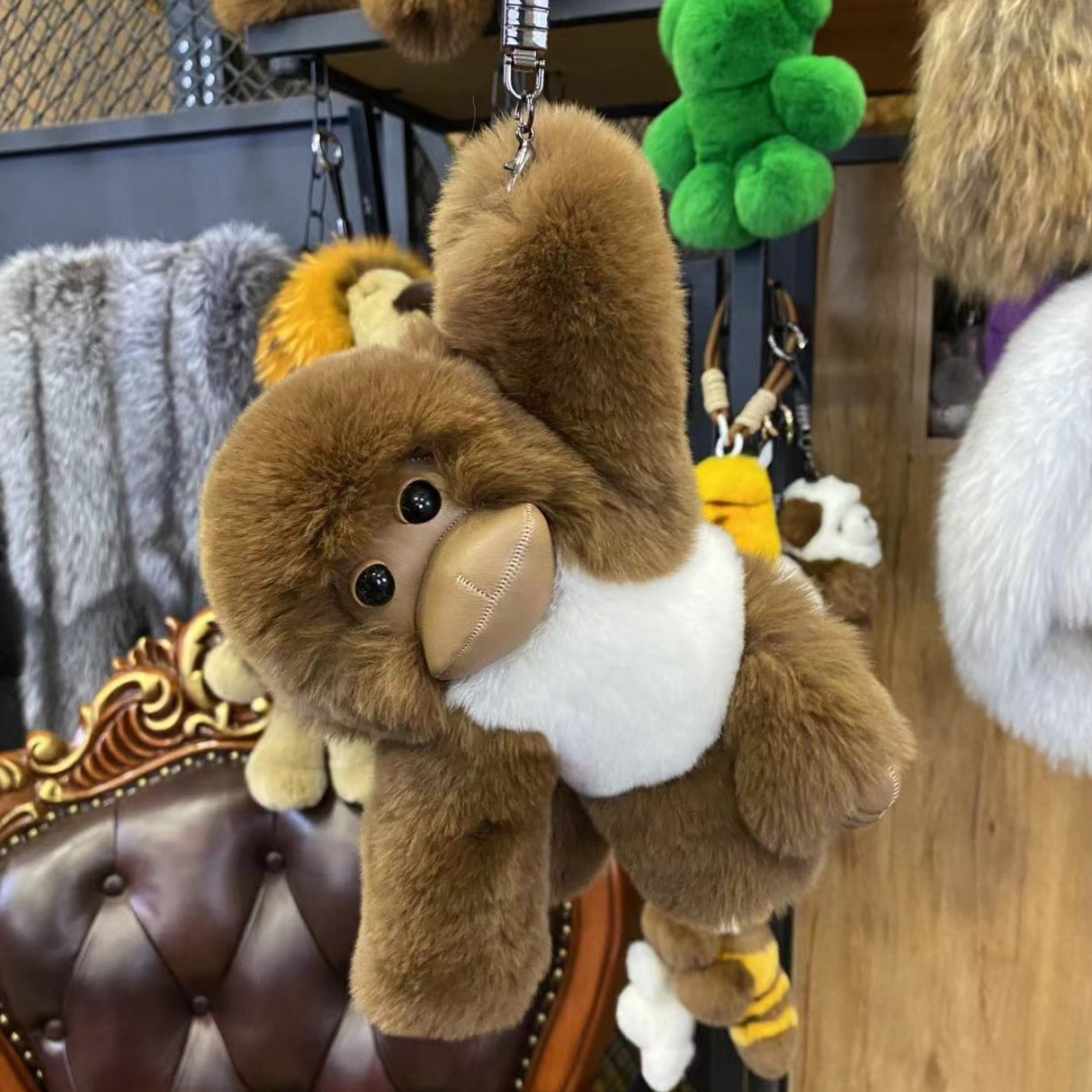 宇之媛 金猴献瑞挂件  包包挂件 钥匙挂件生日礼物 节日礼品 099