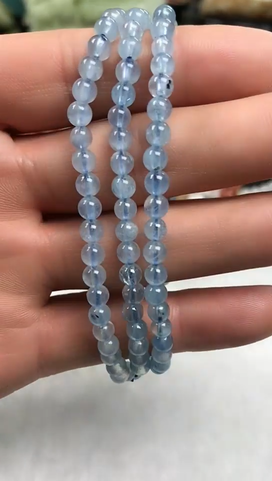 【闪购商品】海蓝宝石手链未镶嵌【5MM】