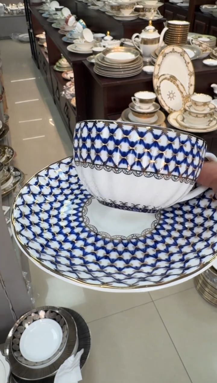 【闪购商品】瓷片200毫升杯碟福利款 微瑕