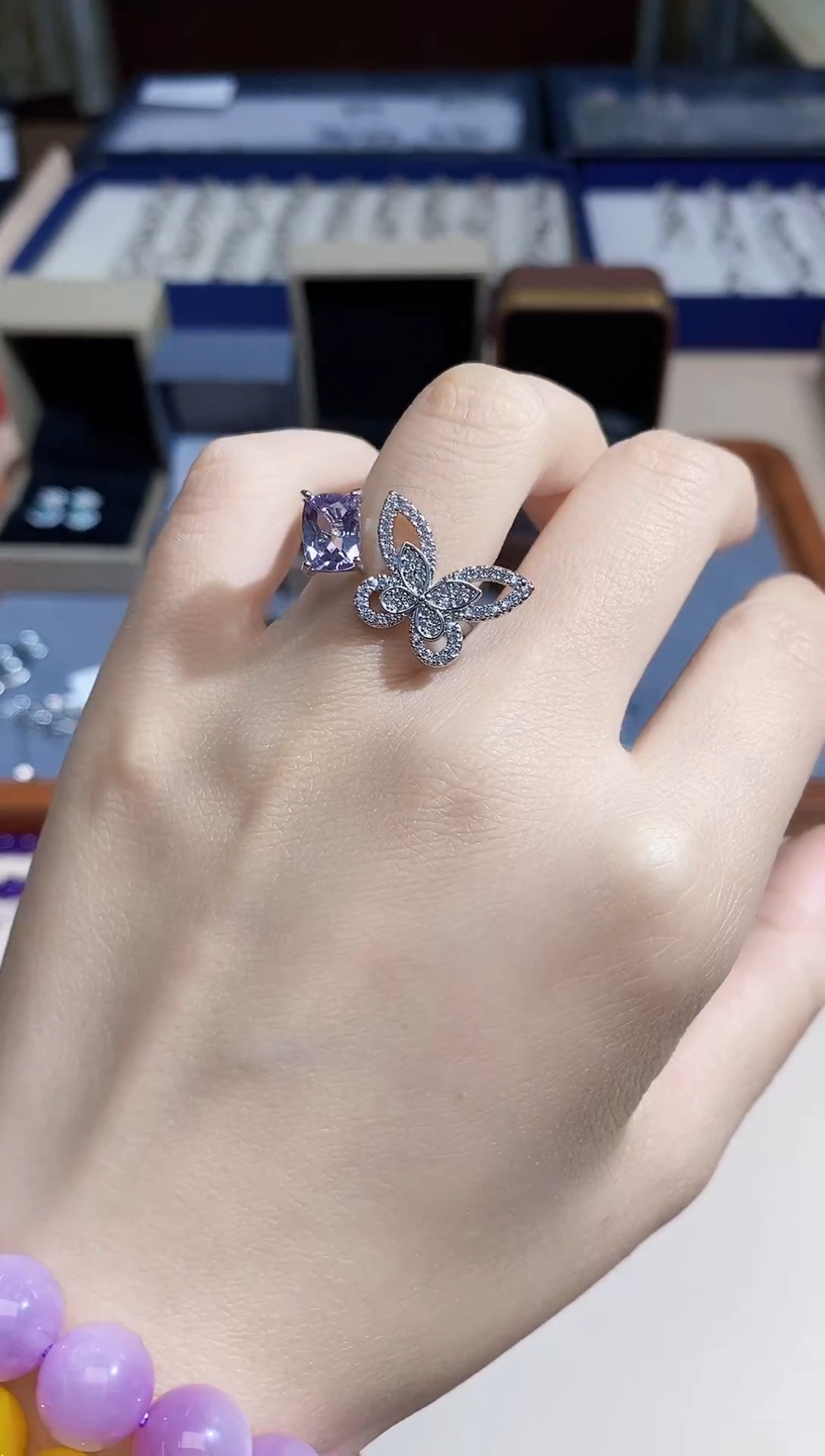 【闪购商品】水晶戒指未镶嵌多样性 发其一  【7】