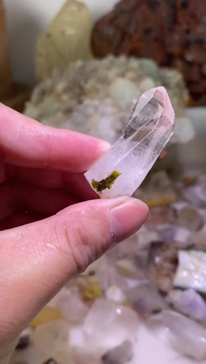 未镶嵌珠宝半成品水晶101号四川美姑超七花园水晶