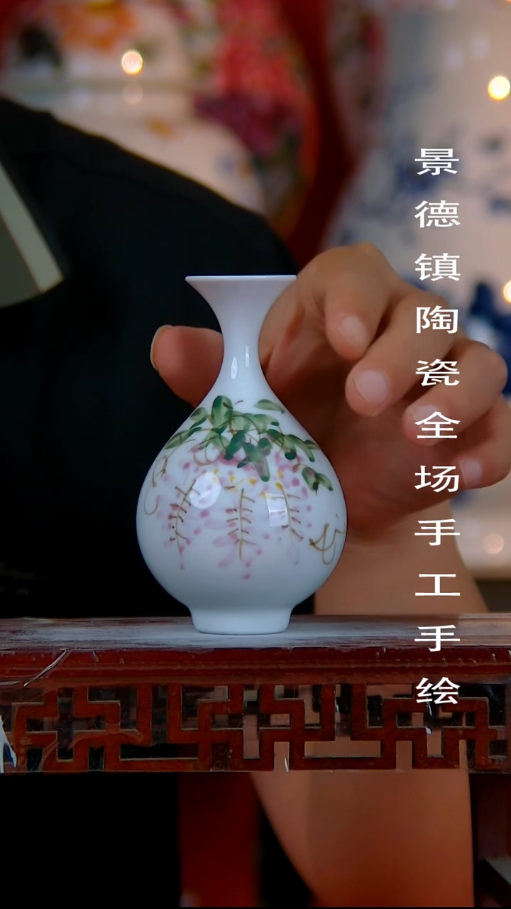 摆件景德镇陶瓷 全场手工手绘