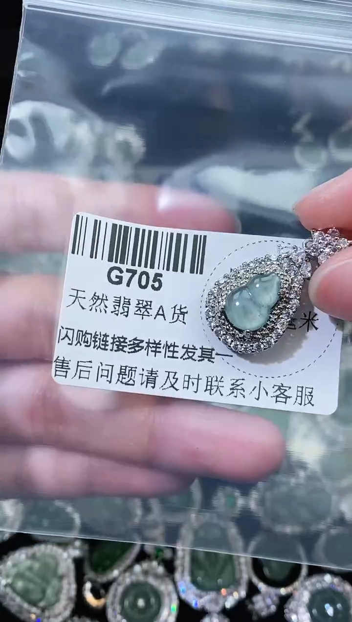 翡翠未镶嵌颈饰精美翡翠-多样性只发一件G705