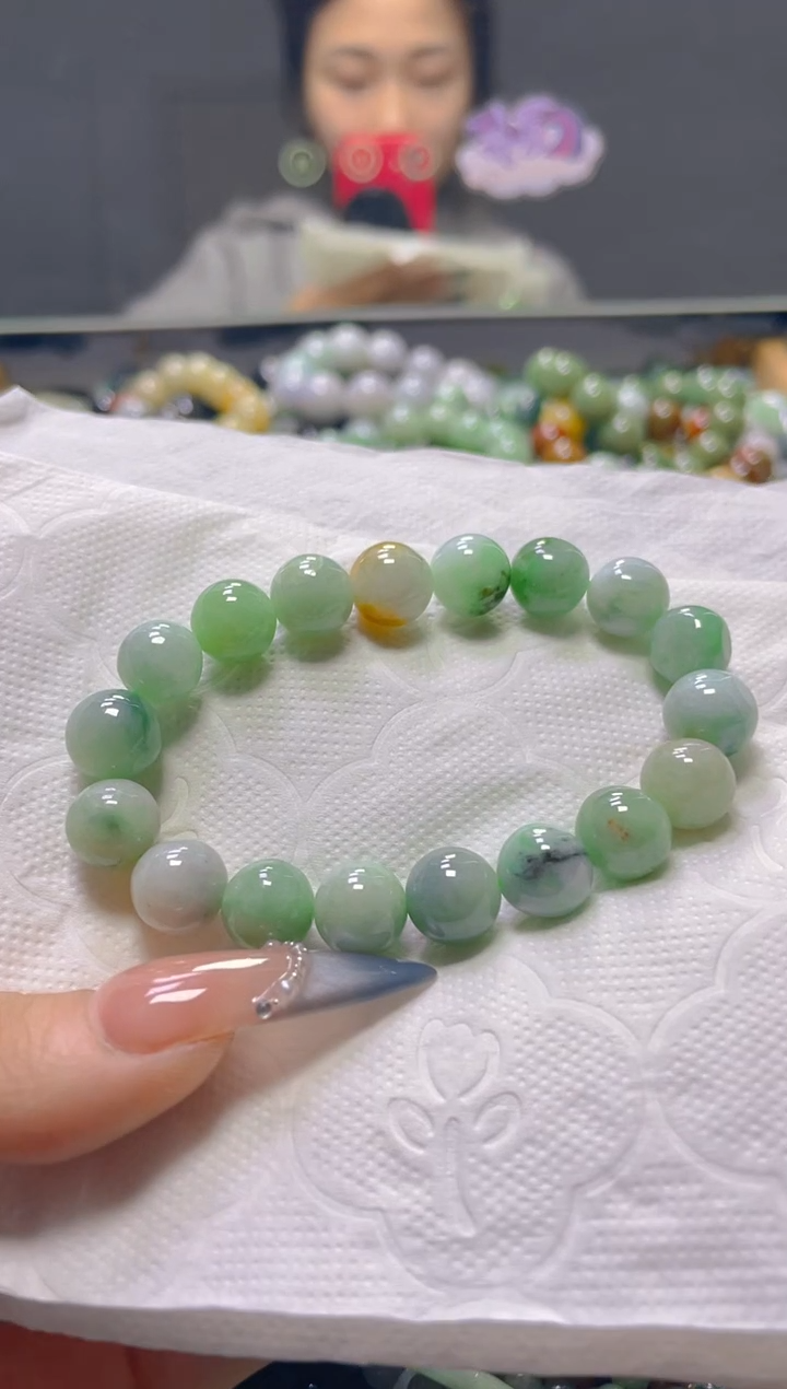 颈饰未镶嵌翡翠10MM