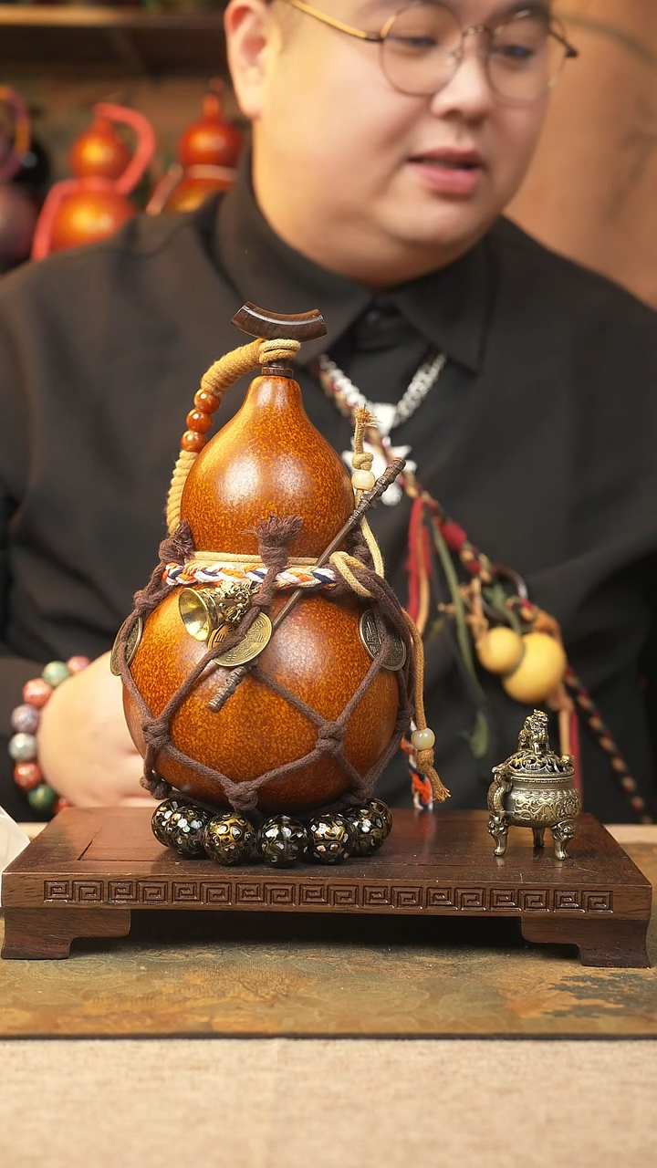 【闪购商品】197大漆葫芦一物一拍记葫堂出品