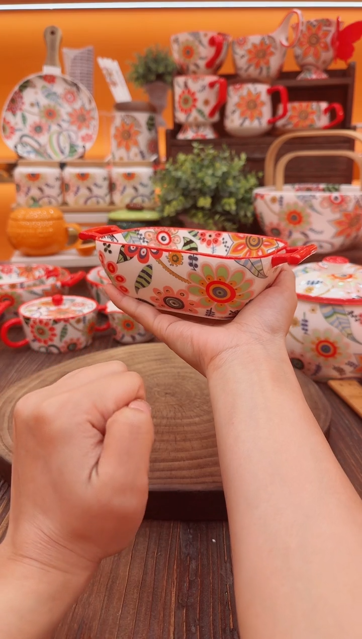 罐景德镇陶瓷餐具碗碟盘子