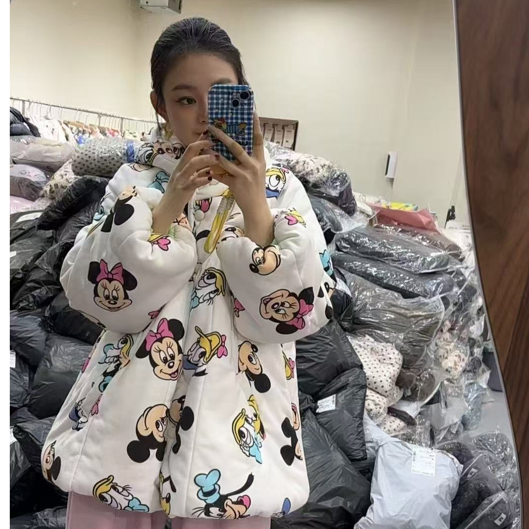 【好娃娃】手工棉花连帽卡通花苞款家居服上衣