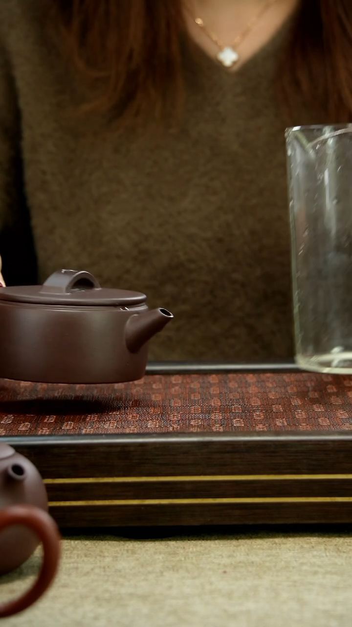 【闪购商品】wcm 紫泥 剑流汉瓦 紫砂壶