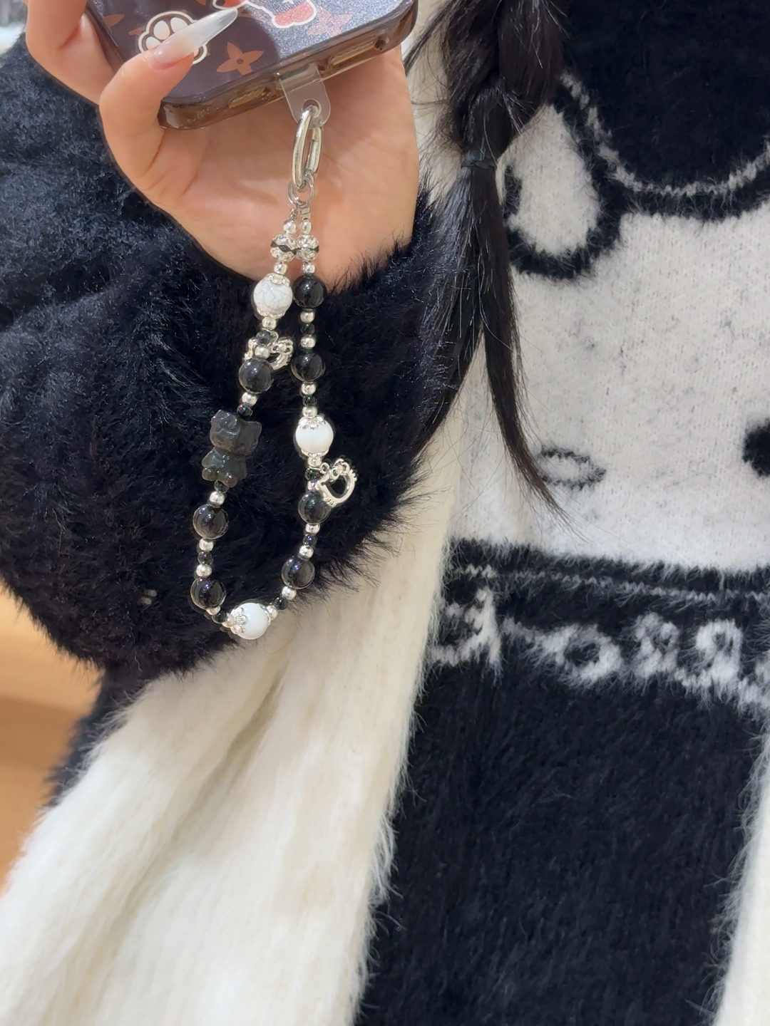 【黑kt】手机壳挂件DIY饰品挂饰创意个性ins手机链